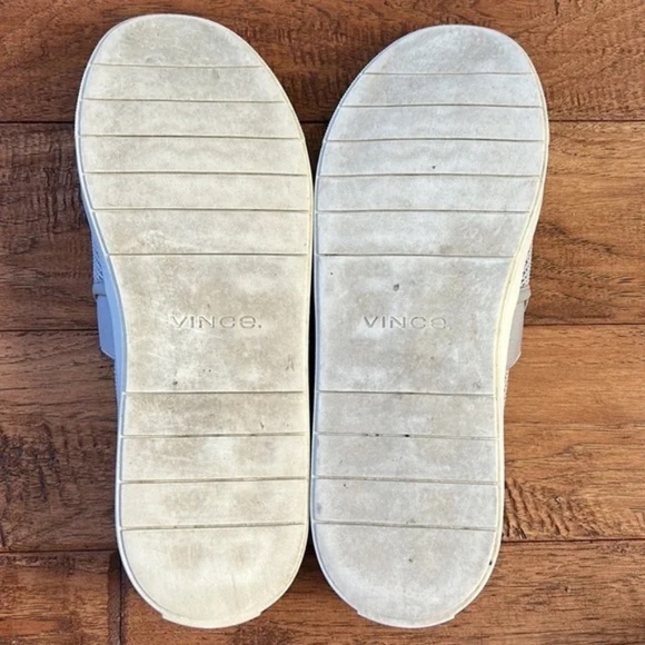 Vince Preston B Perforated Slip-On Sneakers Gray Women's Size 8.5 - Picture 11 of 12